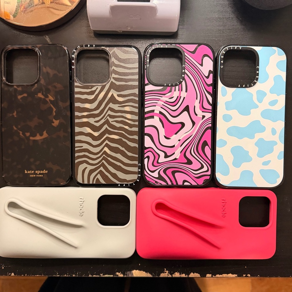 IPHONE 15 PRO MAX CASES- KATE SPADE, CASETIFY, RHODE